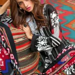 Gul Ahmed 3PC Unstitched Embroidered Viscose Suit with Printed Woolen Dupatta AP-11