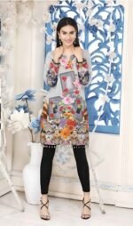 Five Star Jacquard Lawn Printed Shirt 1Pc D # 10