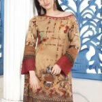 Five Star Jacquard Lawn Printed Shirt 1Pc D # 03
