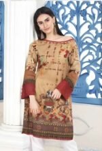 Five Star Jacquard Lawn Printed Shirt 1Pc D # 03