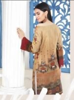 Five Star Jacquard Lawn Printed Shirt 1Pc D # 03 - Image 2