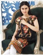 Five Star Jacquard Lawn Printed Shirt 1Pc D # 05 - Image 3