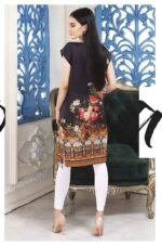 Five Star Jacquard Lawn Printed Shirt 1Pc D # 05 - Image 2