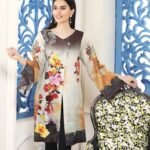 Five Star Jacquard Lawn Printed Shirt 1Pc D # 06