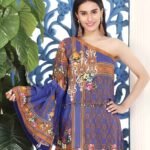 Five Star Jacquard Lawn Printed Shirt 1Pc D # 07