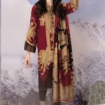 Alkaram Printed Viscose Suit Unstitched 2 Pcs FW-41-Red