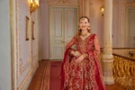 Embroidered Net 3 Pcs Suit  D 05 Enara - Image 5