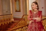 Embroidered Net 3 Pcs Suit  D 05 Enara - Image 11