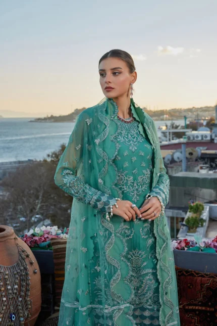 Embroidered Chiffon Suit D 08 Falak