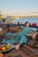 Embroidered Chiffon 3 Pcs Suit D 08 Falak - Image 5
