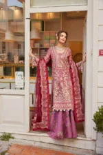 Embroidered Chiffon 3 Pcs Suit D 06 Mehtab - Image 6