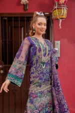 Embroidered Organza Suit D 07 Sadaf