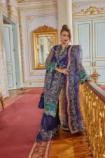 Embroidered Net 3 Pcs Suit D 04 Tarz - Image 10