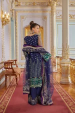 Embroidered Net 3 Pcs Suit D 04 Tarz - Image 6