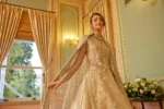 Embroidered Net 3 Pcs Suit  D 02 Shafaq - Image 7