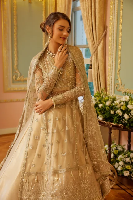 Embroidered Net Suit D 02 Shafaq