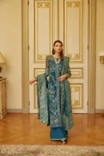 Embroidered Net Suit D 03 Arzu