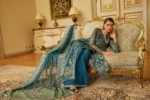 Embroidered Net Suit D 03 Arzu