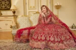 Embroidered Net 3 Pcs Suit  D 01 Tabeer - Image 17