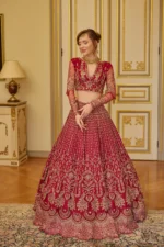 Embroidered Net 3 Pcs Suit  D 01 Tabeer - Image 7