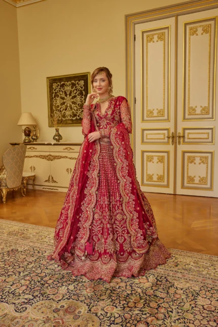 Embroidered Net Suit D 01 Tabeer