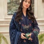 MARIA B Suit Navy Blue BDS-1901
