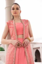 Maria B. Unstitched Sateen | Candy Pink CST-701 - Image 6