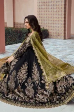 Maria B. Unstitched Sateen | Black CST-703 - Image 8