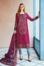 maria b Unstitched Sateen | Magenta CST-704