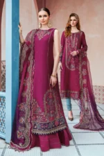 Maria B. Unstitched Sateen | Magenta CST-704 - Image 5