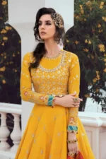 Maria B. Unstitched Sateen | Yellow CST-705 - Image 5
