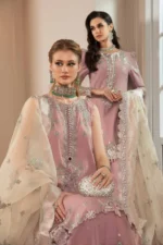 Maria B. Unstitched Sateen | Mauve CST-706 - Image 3