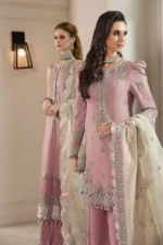 Maria B. Unstitched Sateen | Mauve CST-706 - Image 7
