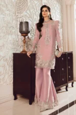 Maria B. Unstitched Sateen | Mauve CST-706 - Image 8