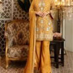 Isleen AI 01 Unstitched Embroidered Pure Chiffon