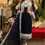 Isleen AI 03 Unstitched Embroidered Pure Chiffon With Hand Embellishments
