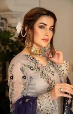 Isleen AI 06 Unstitched Embroidered Pure Chiffon With Hand Embellishments