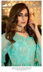 Isleen AI 09 Unstitched Embroidered Pure Chiffon With Hand Embellishments - Image 3