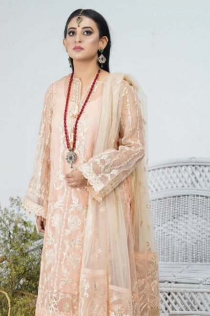 Mastani By Bin Rashid Unstitched Organza 3Pcs