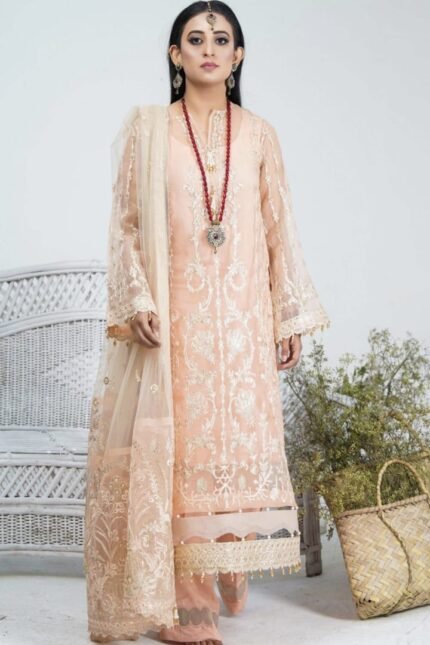 Mastani By Bin Rashid Unstitched Organza 3Pcs
