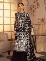 Noor E Rang By Zarif Luxury Unstitched Chiffon 3Pc Suit ZF-11 Riwaj