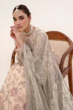 Zarif Unstitched Net Suit ZN 08 Roserie - Image 7