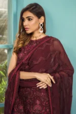 Rangrez by Zarif Unstitched Festive Chiffon 3Pc Suit ZR-06 Esme - Image 6
