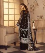Noor E Rang By Zarif Luxury Unstitched Chiffon 3Pc Suit ZF-11 Riwaj - Image 5