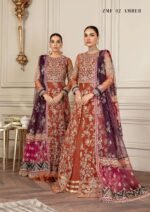 ZARIF Mehroze Festive Formals Unstitched Suit ZMF-02 AMBER