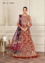 ZARIF Mehroze Festive Formals Unstitched Suit ZMF-02 Amber - Image 3