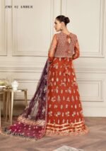 ZARIF Mehroze Festive Formals Unstitched Suit ZMF-02 Amber - Image 4