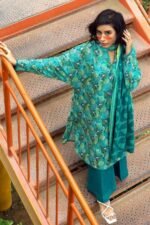 Gul Ahmed 3PC Digital Printed Dobby Linen Unstitched Suit LT-32009 A - Image 4