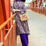 Gul Ahmed 3PC Digital Printed Dobby Linen Unstitched Suit LT-32009 B