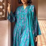 Gul Ahmed 3PC Digital Printed Dobby Linen Unstitched Suit LT-32010 A